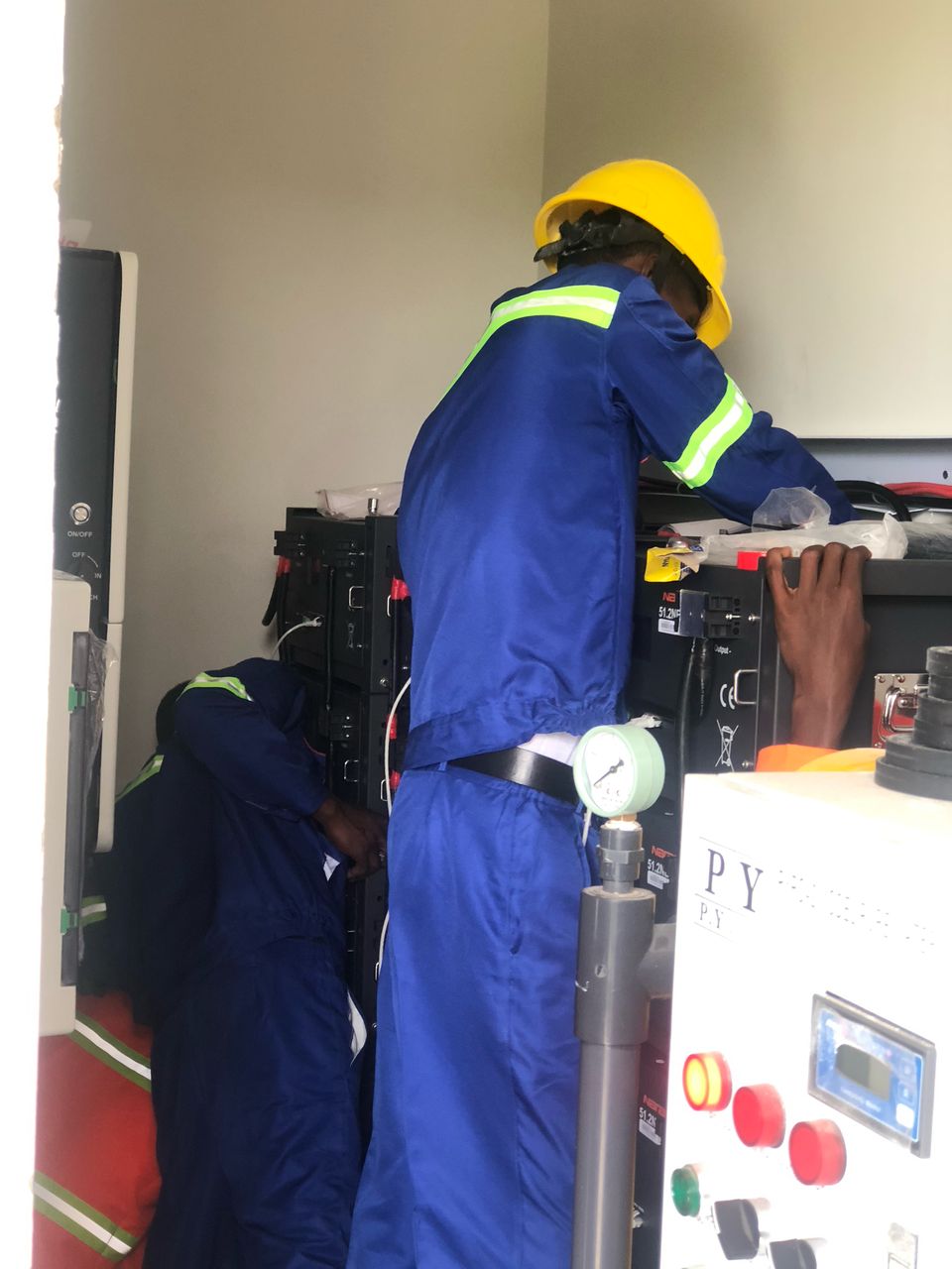 Ground mounted solar panels